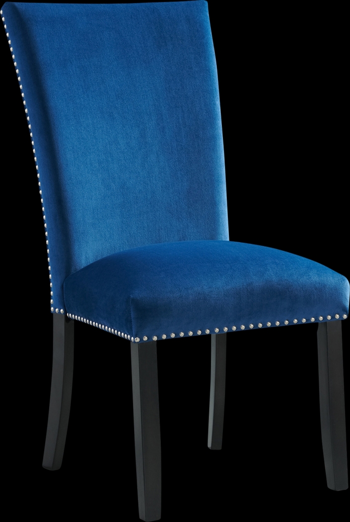 Lafortune Blue Side Chair Set - Thumbnail - Image 3