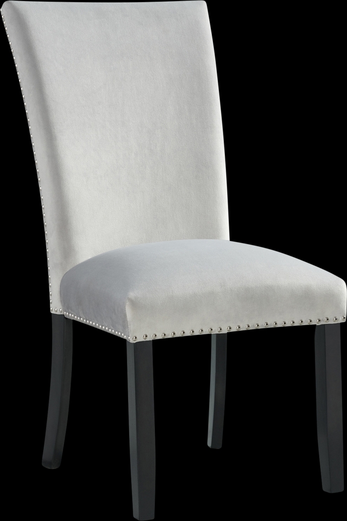 Lafortune Gray Side Chair Set - Thumbnail - Image 3