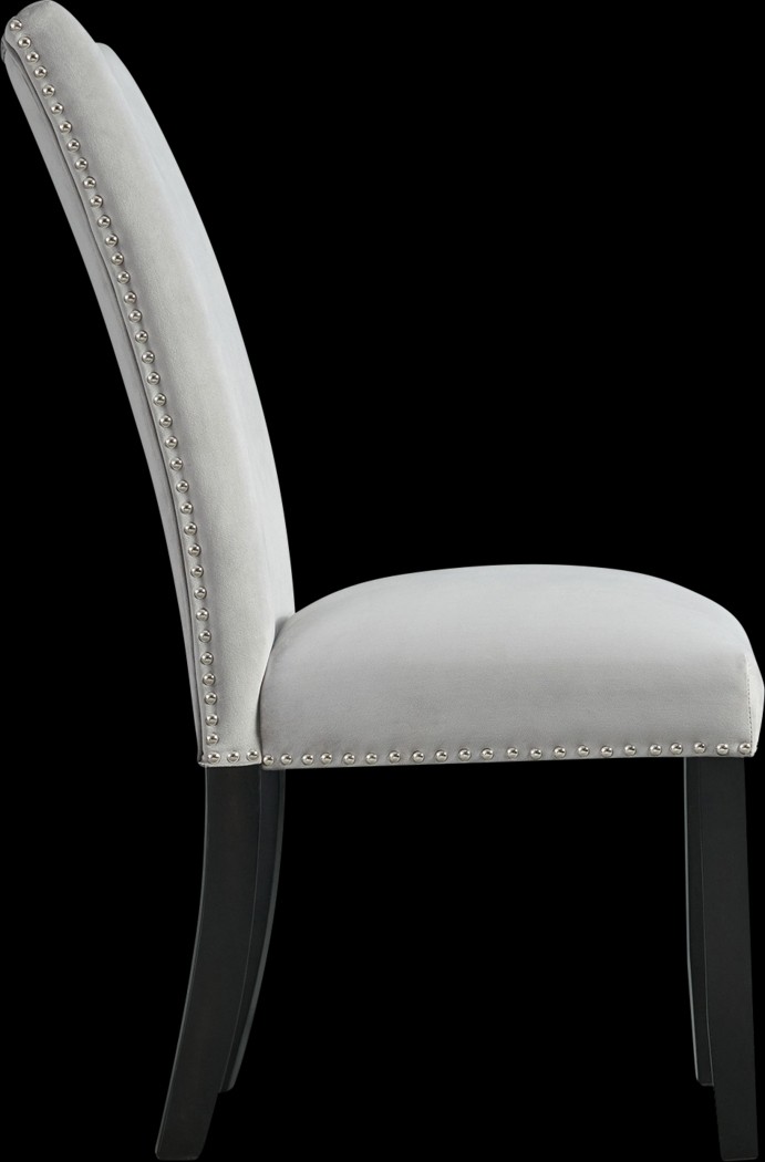 Lafortune Gray Side Chair Set - Thumbnail - Image 5