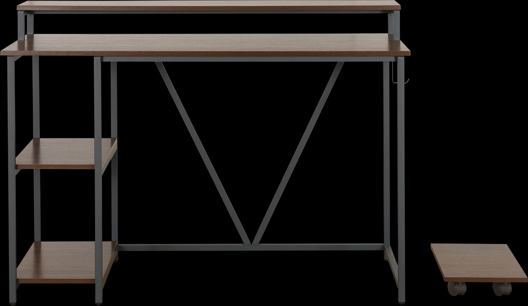 Lagadi Walnut Writing Desk - Thumbnail - Image 9