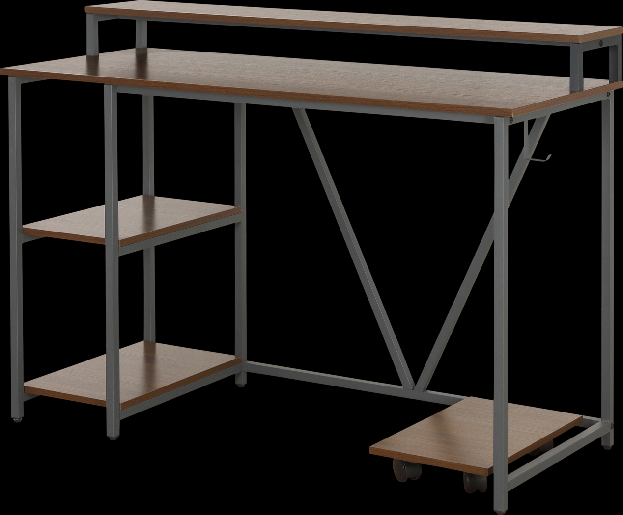 Lagadi Walnut Writing Desk - Thumbnail - Image 10