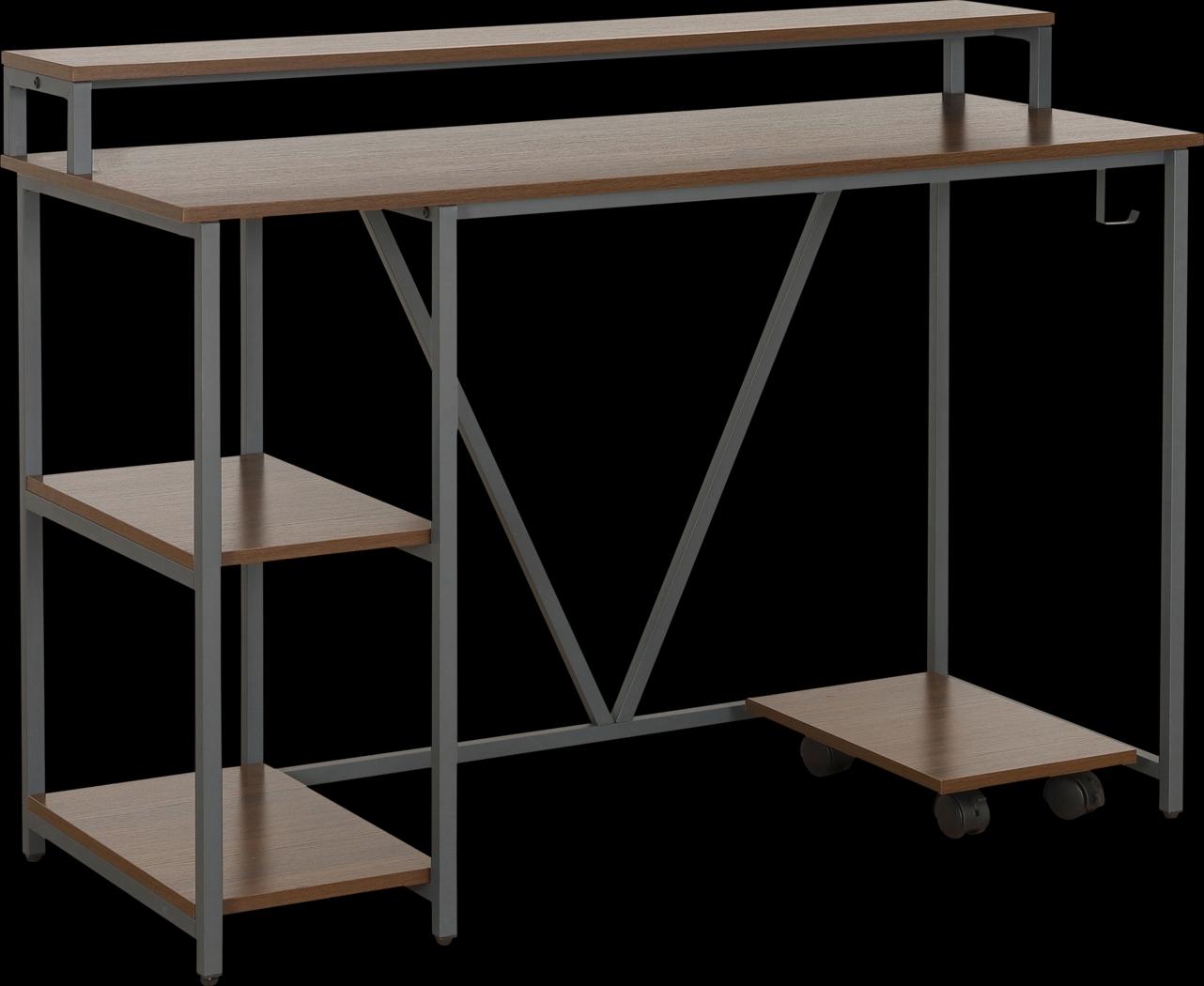 Lagadi Walnut Writing Desk - Thumbnail - Image 1