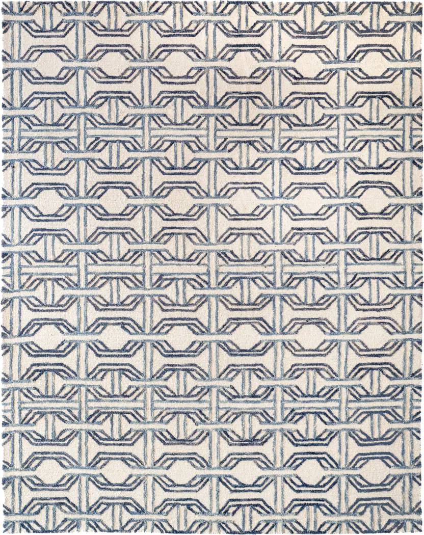 Lageo Blue 8' x 10' Rug - Thumbnail - Image 1