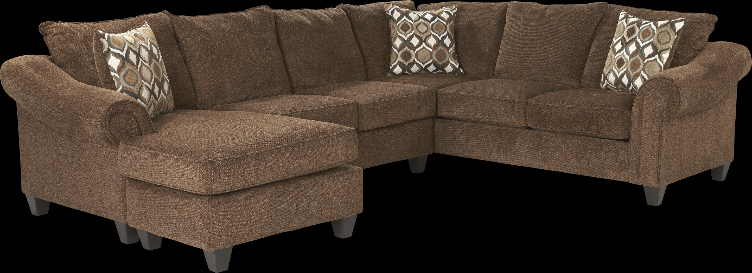 Lago Vista Chocolate 2 Pc Sectional - Thumbnail - Image 1