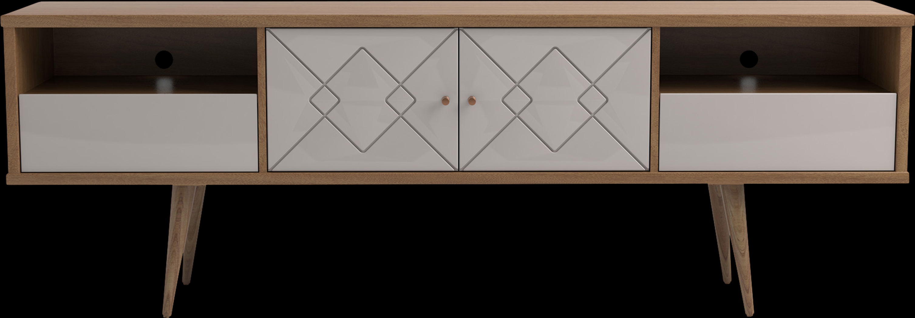 Lagonia Off-White 71 In. Console - Thumbnail - Image 1