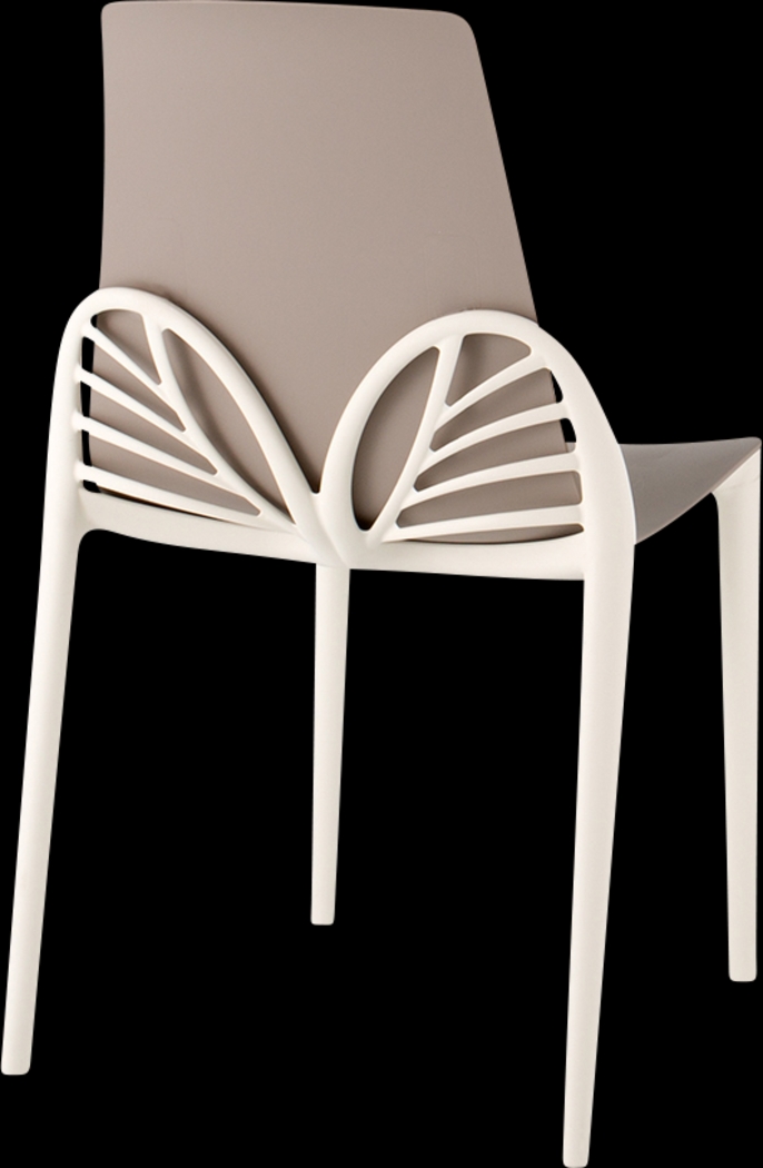 Lagoon Papillon Gray Outdoor Dinning Chair, Set of 2 - Thumbnail - Image 2