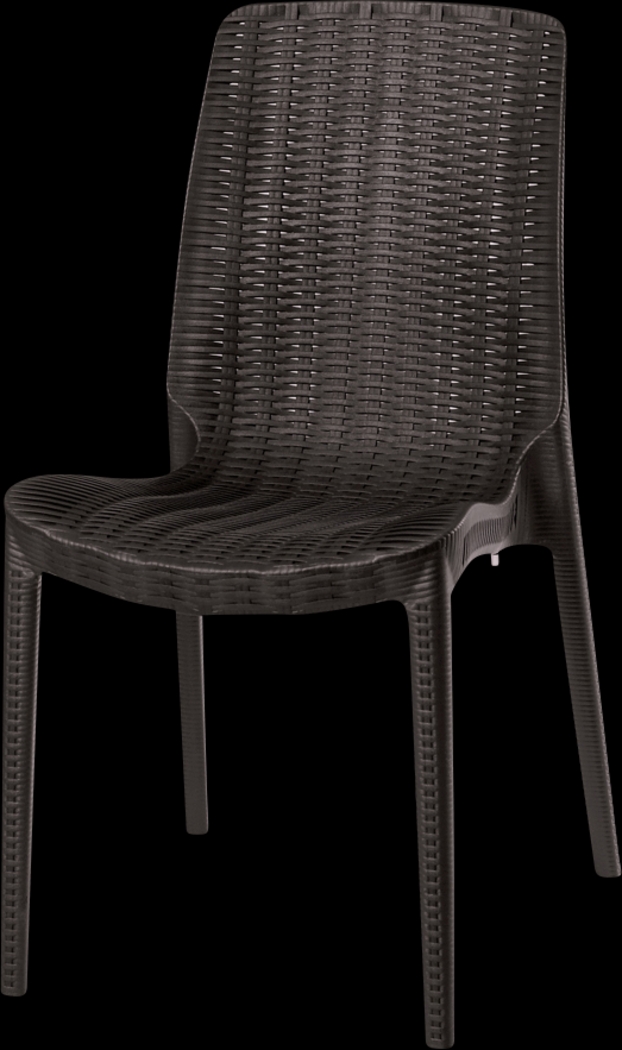 Lagoon Rue Brown Outdoor Dining Chair, Set of 2 - Thumbnail - Image 2