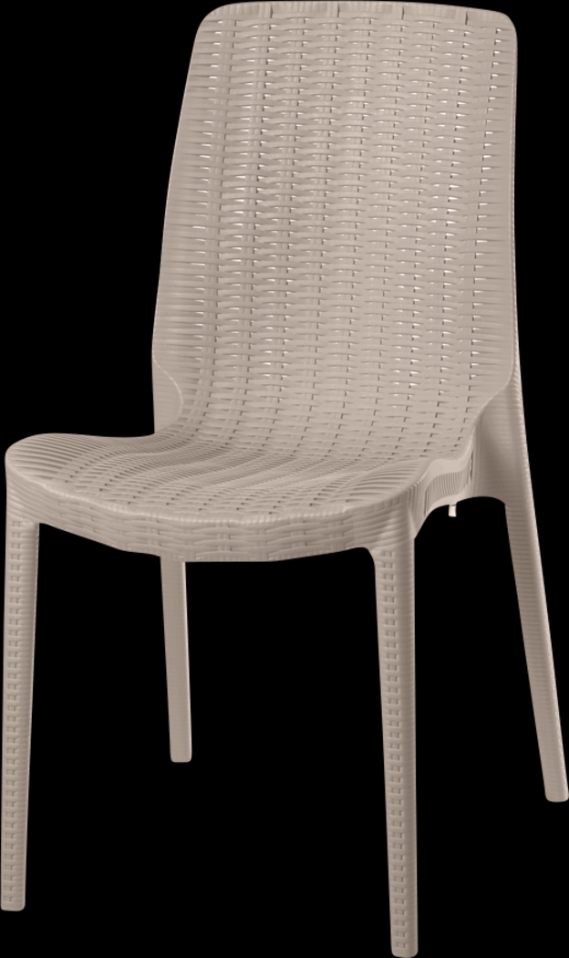 Lagoon Rue Gray Outdoor Dining Chair, Set of 2 - Thumbnail - Image 2