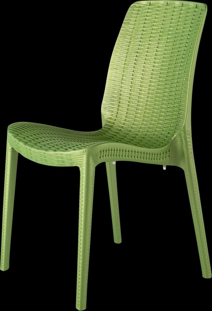 Lagoon Rue Green Outdoor Dining Chair, Set of 2 - Thumbnail - Image 3