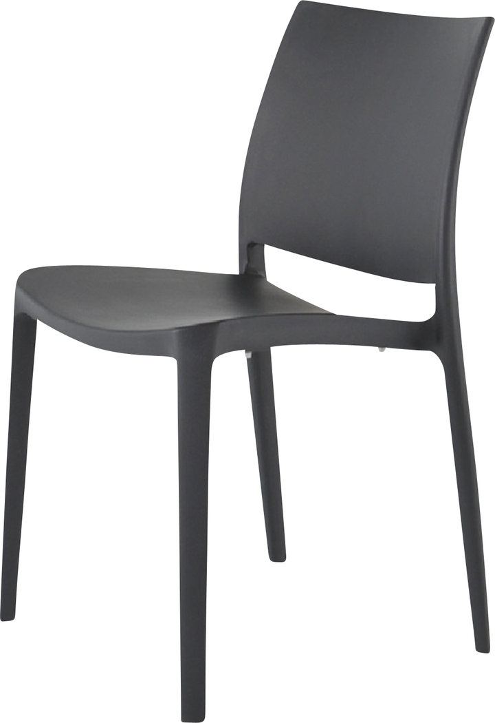 Lagoon Sensilla Dark Gray Outdoor Dining Chair, Set of 2 - Thumbnail - Image 3