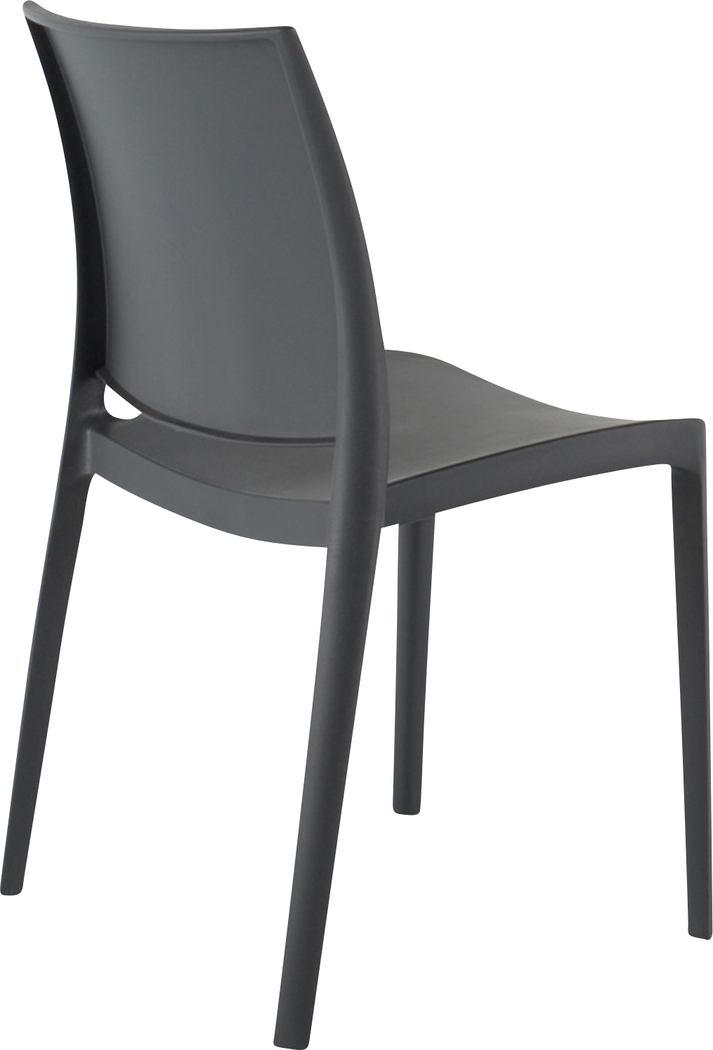 Lagoon Sensilla Dark Gray Outdoor Dining Chair, Set of 2 - Thumbnail - Image 4