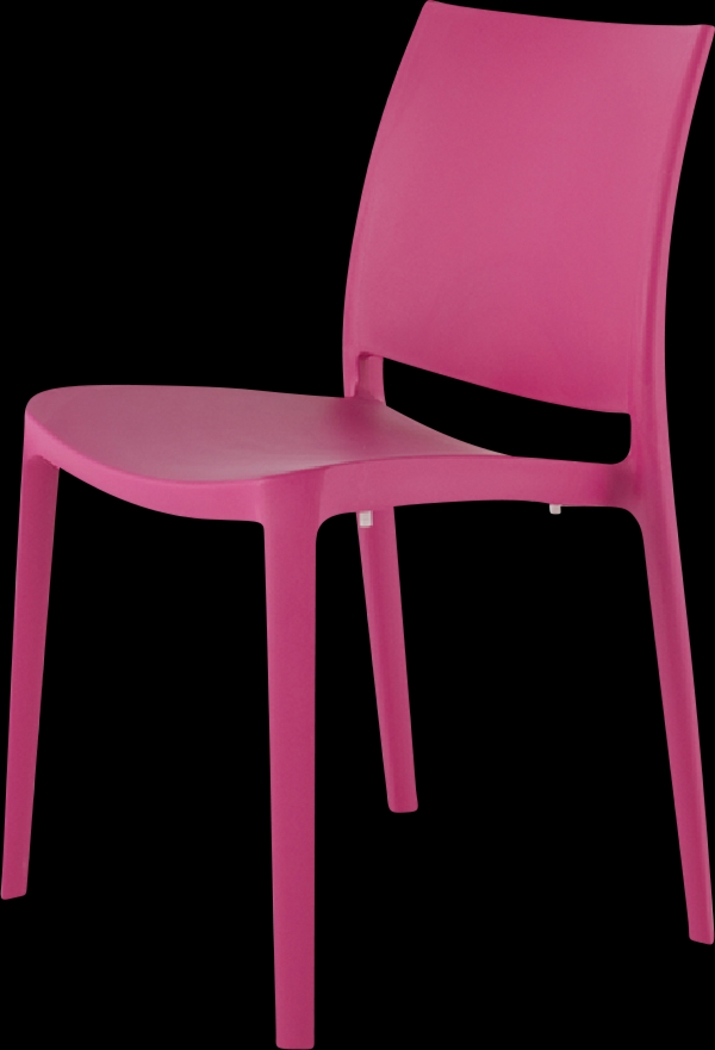 Lagoon Sensilla Fuchsia Outdoor Dining Chair, Set of 2 - Thumbnail - Image 2