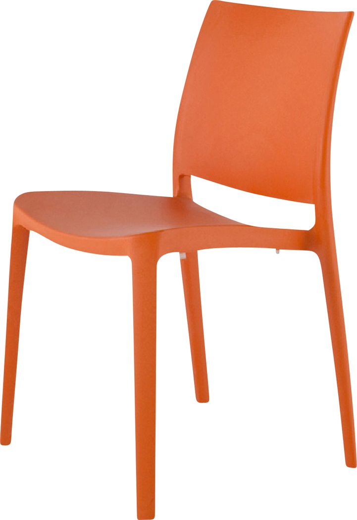 Lagoon Sensilla Orange Outdoor Dining Chair, Set of 2 - Thumbnail - Image 4