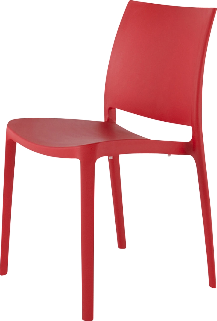Lagoon Sensilla Red Outdoor Dining Chair, Set of 2 - Thumbnail - Image 5