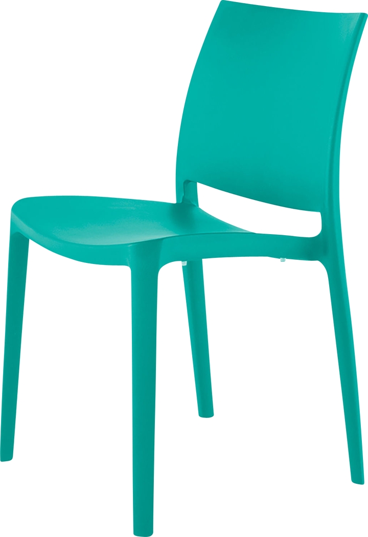 Lagoon Sensilla Turquoise Side Chair, Set of 2 - Thumbnail - Image 5