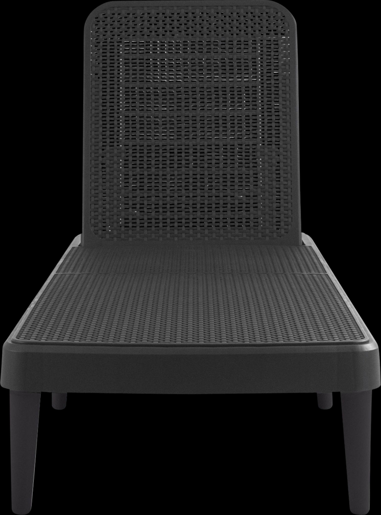 Lagoon Tahiti Black Outdoor Chaise Lounge - Thumbnail - Image 3