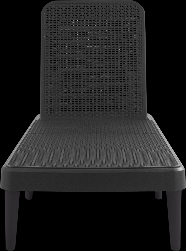 Lagoon Tahiti Black Outdoor Chaise Lounge - Thumbnail - Image 4