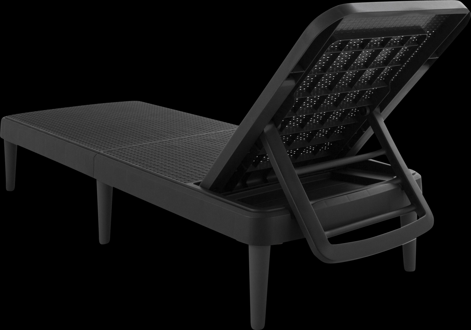 Lagoon Tahiti Black Outdoor Chaise Lounge - Thumbnail - Image 5