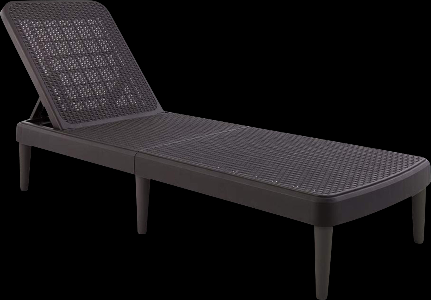 Lagoon Tahiti Brown Outdoor Chaise Lounge - Thumbnail - Image 1