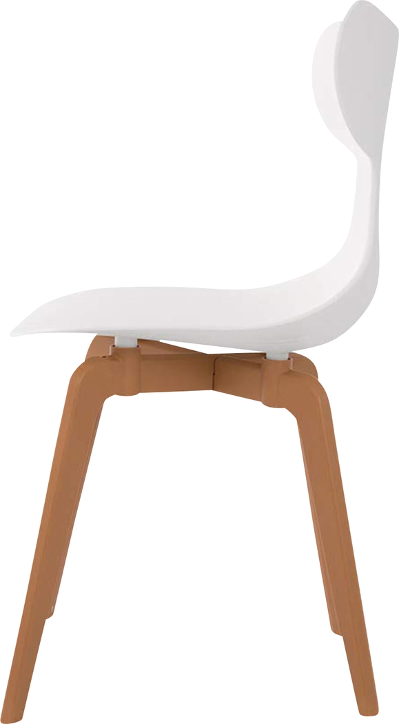 Lagoon Whale White Dining Chair, Set of 4 - Thumbnail - Image 3