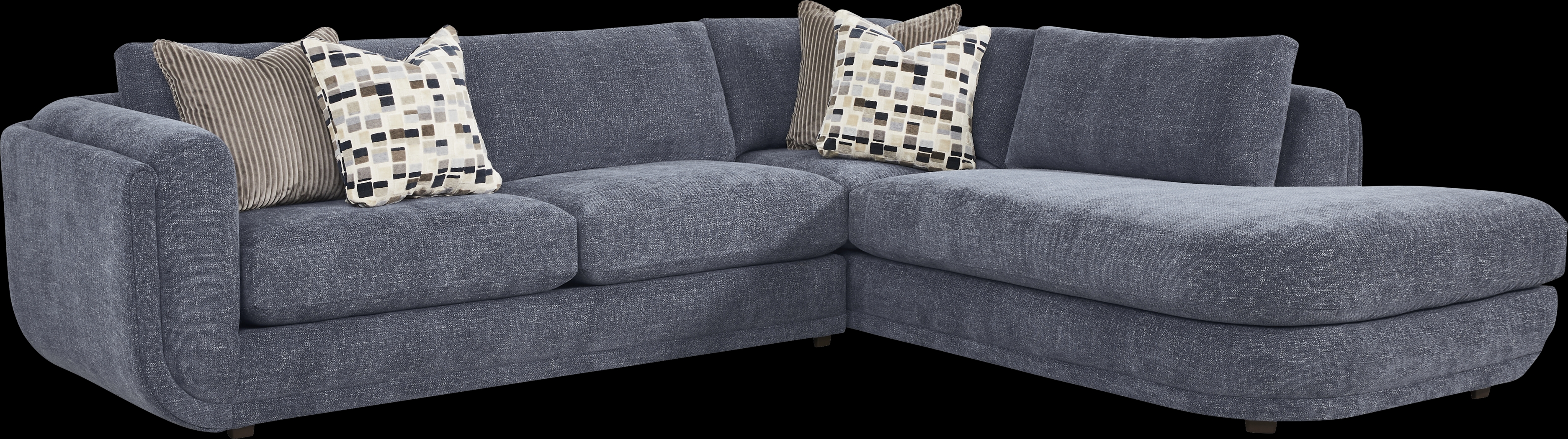 Laguna Hills Indigo 2 Pc Sectional - Thumbnail - Image 1