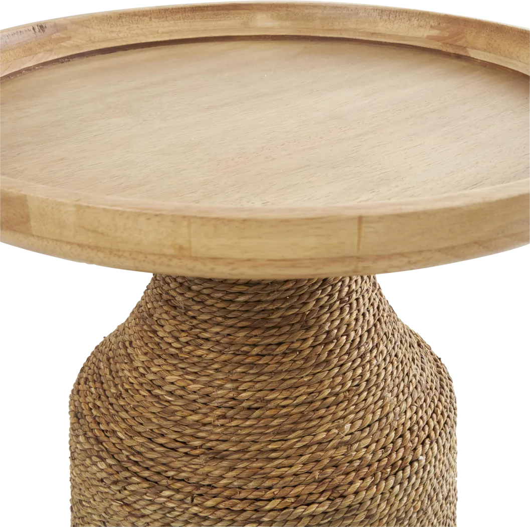 Lahaso Brown Accent Table - Thumbnail - Image 3