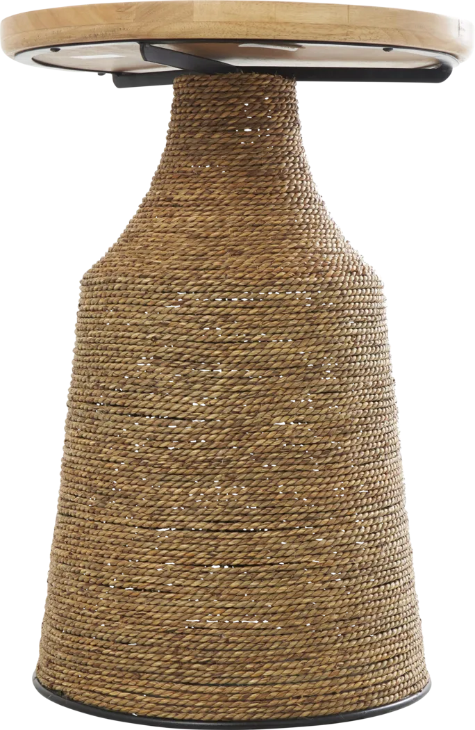 Lahaso Brown Accent Table - Thumbnail - Image 4