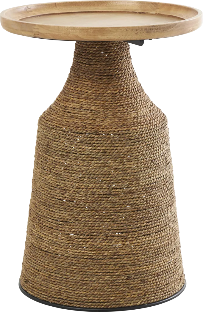 Lahaso Brown Accent Table - Thumbnail - Image 1