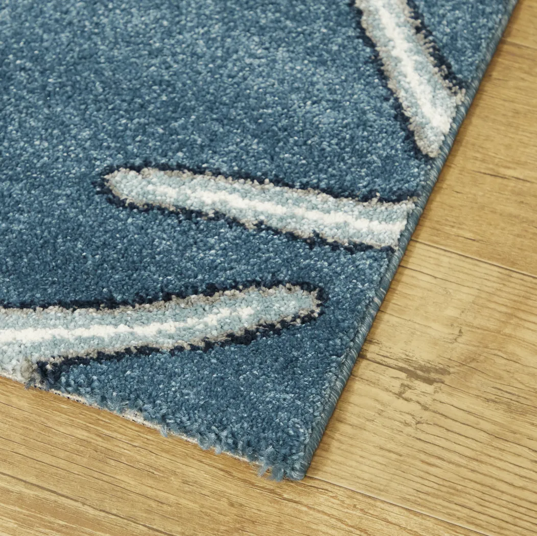 Lahaven Blue 7'10 x 10' Rug - Thumbnail - Image 4