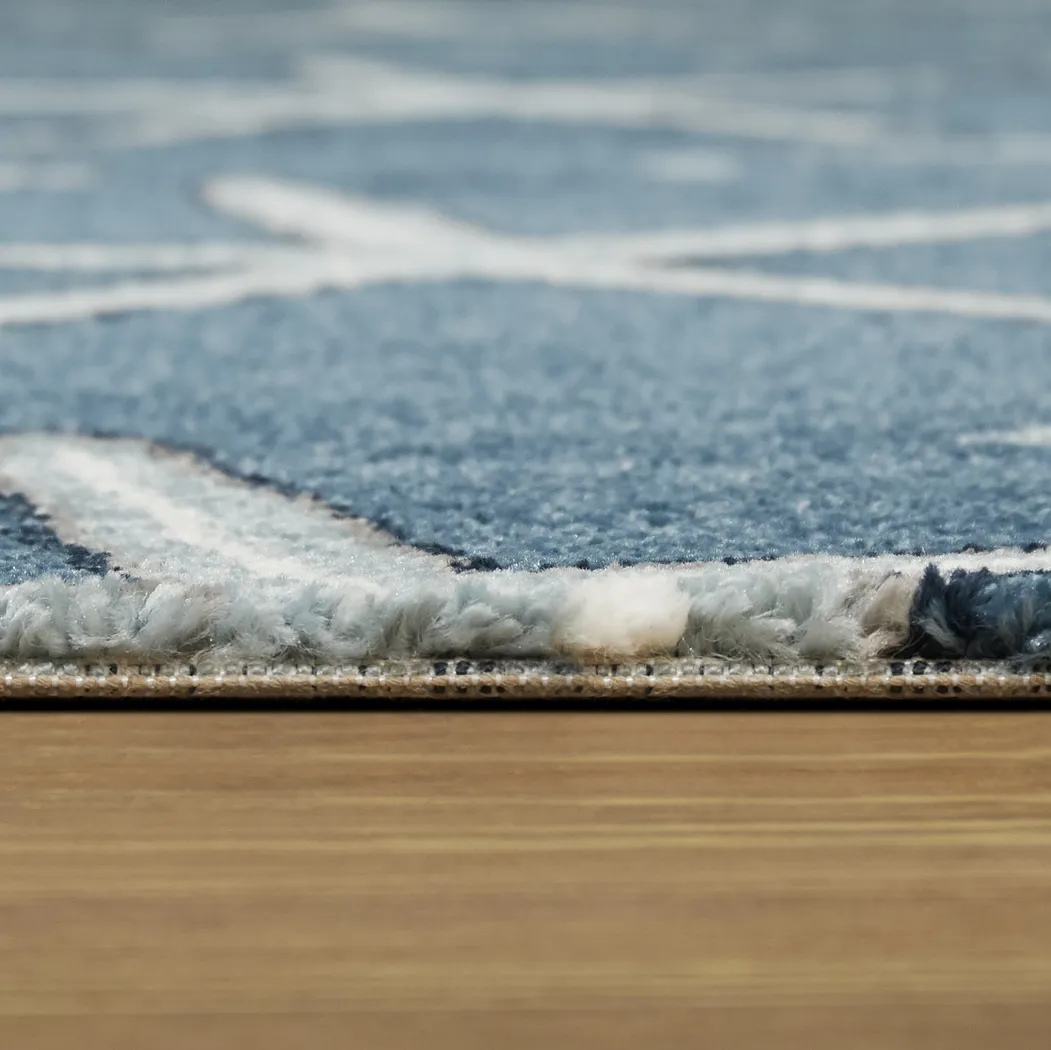 Lahaven Blue 7'10 x 10' Rug - Thumbnail - Image 5
