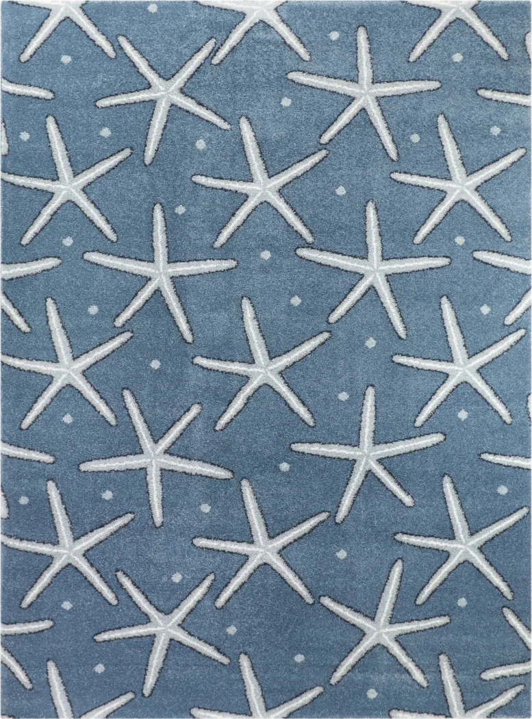 Lahaven Blue 7'10 x 10' Rug - Thumbnail - Image 1