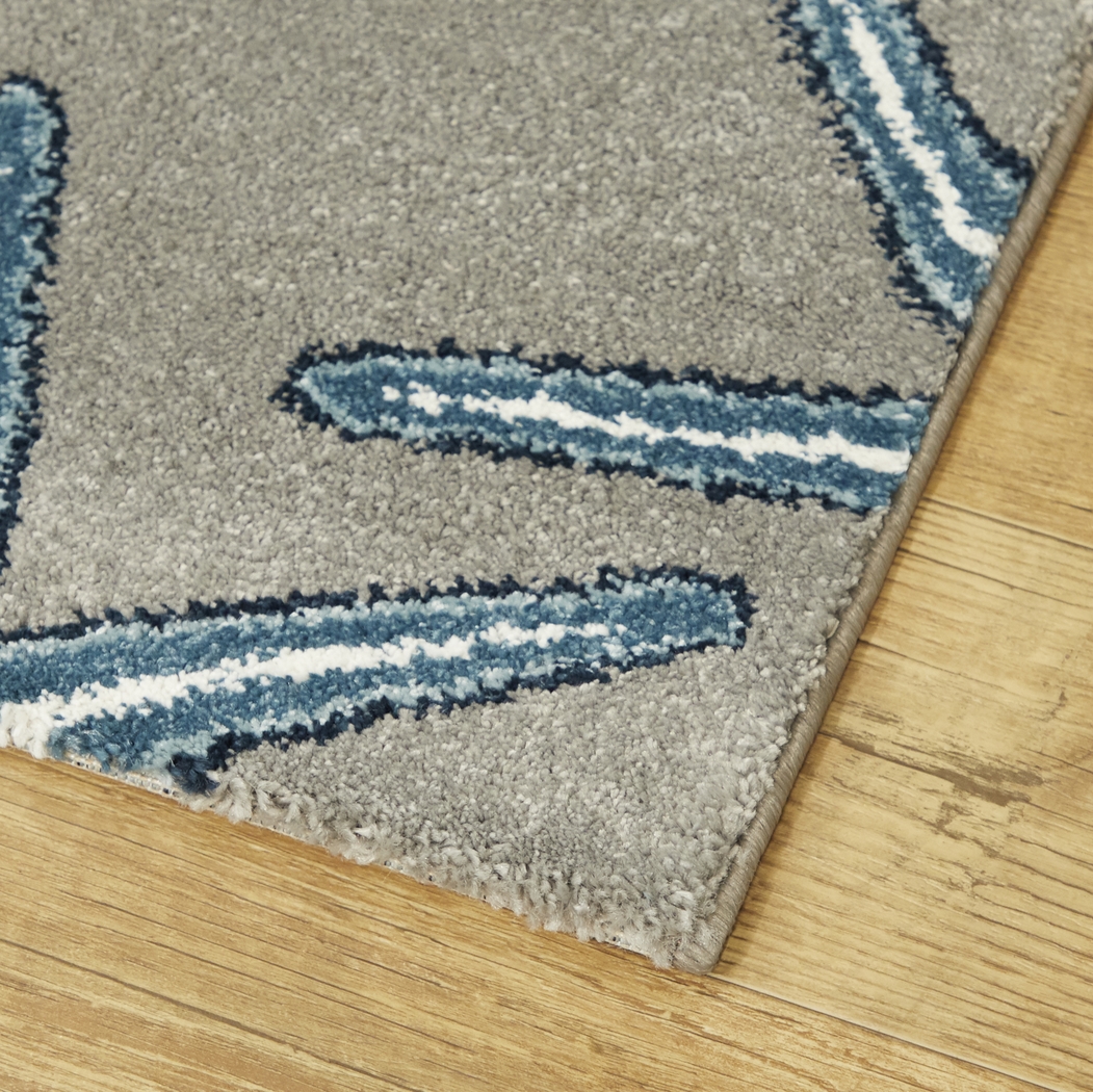 Lahaven Gray 5'3 x 7' Rug - Thumbnail - Image 4