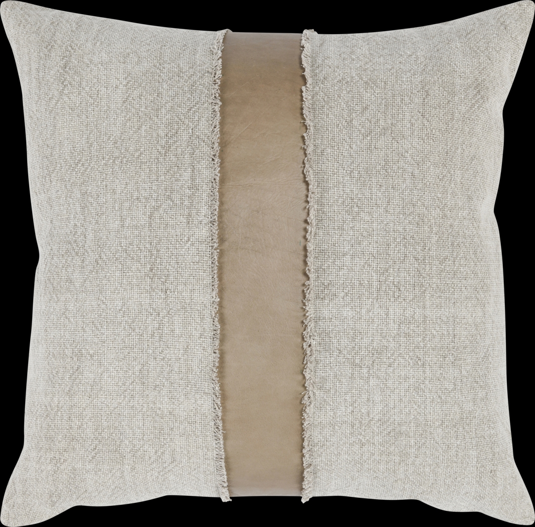 Laiene Beige Accent Pillow - Thumbnail - Image 1