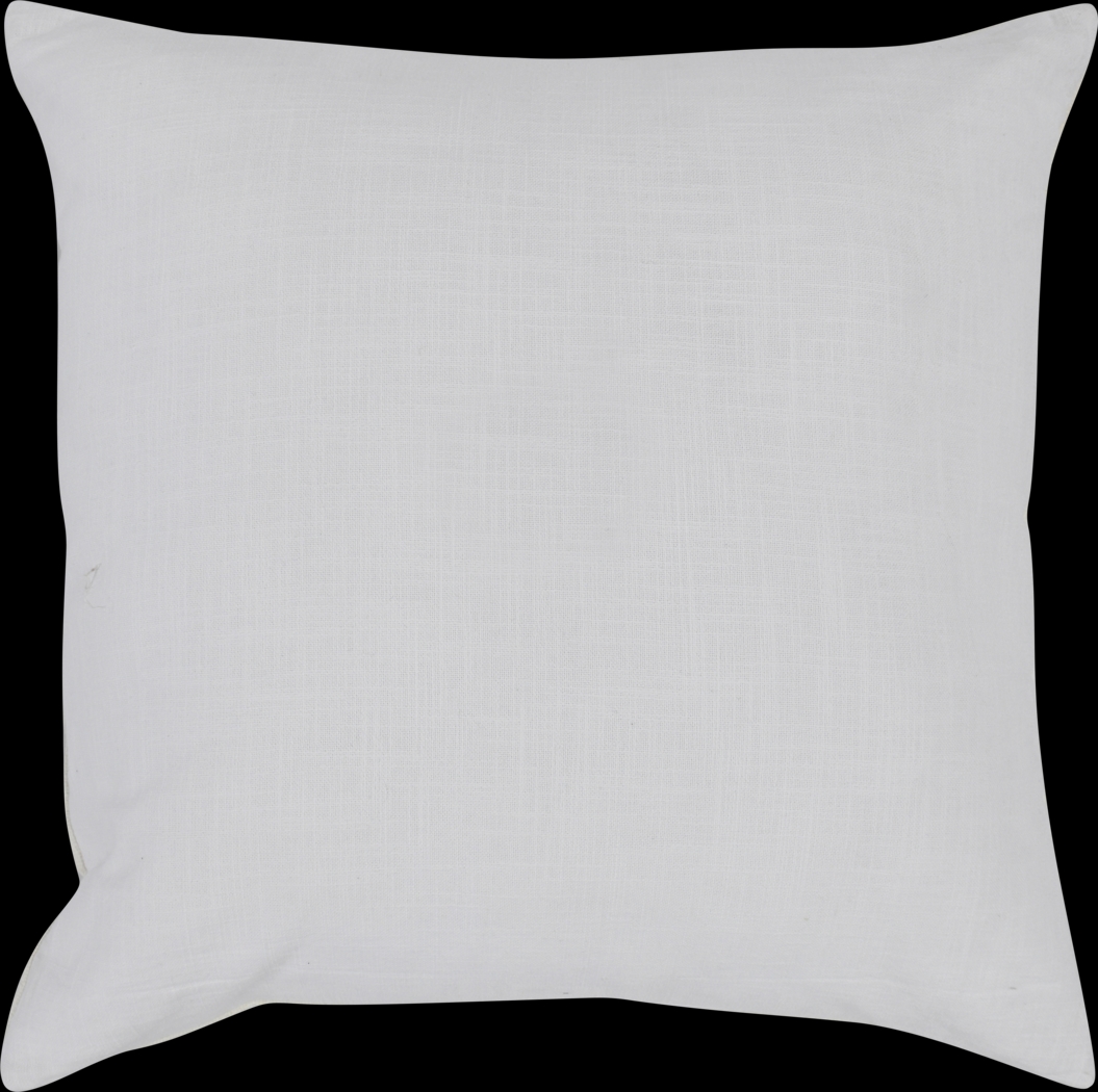 Laiene Ivory/Blue Accent Pillow - Thumbnail - Image 3