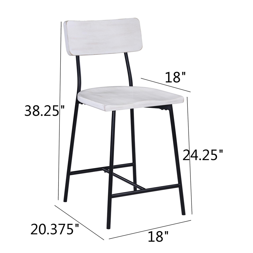 Laihia White Counter Stool - Thumbnail - Image 11