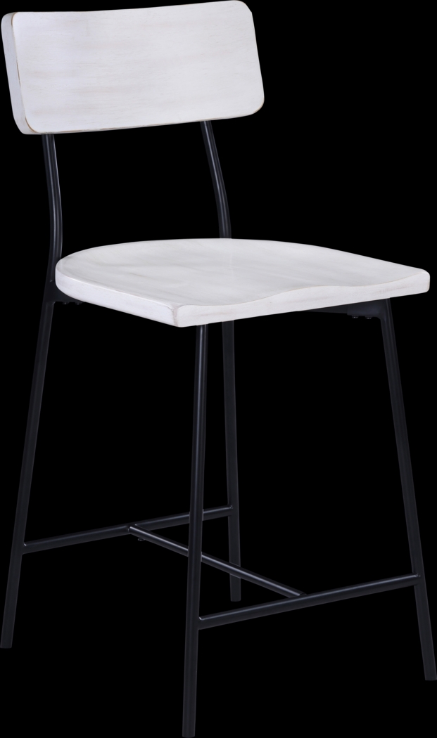 Laihia White Counter Stool - Thumbnail - Image 7