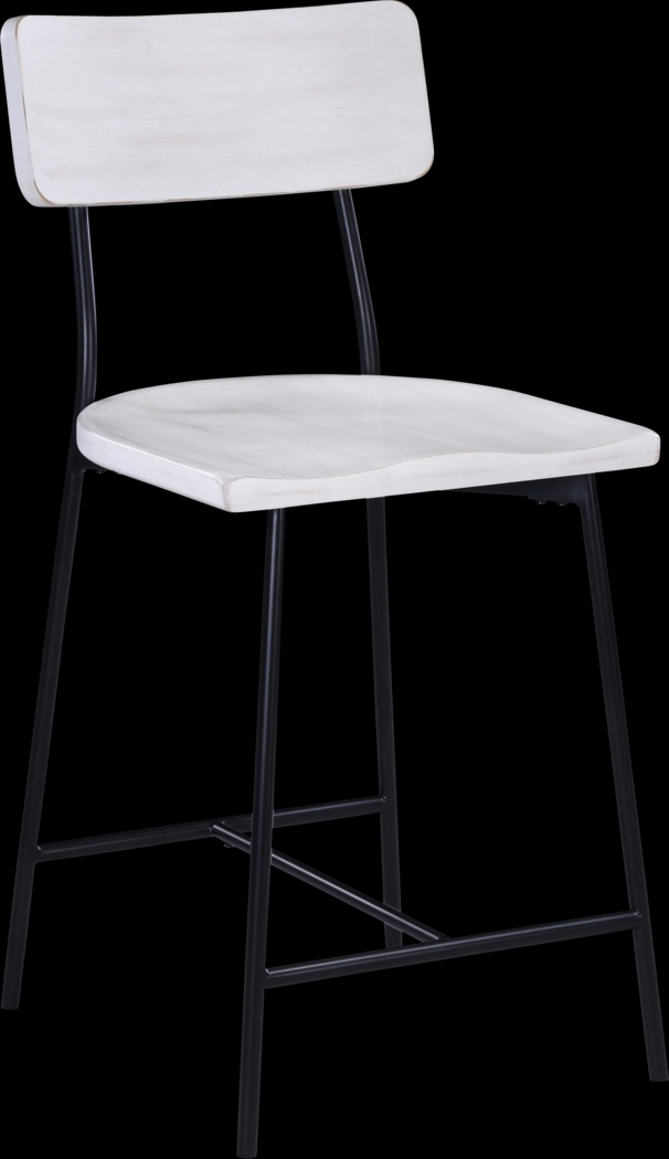 Laihia White Counter Stool - Thumbnail - Image 1