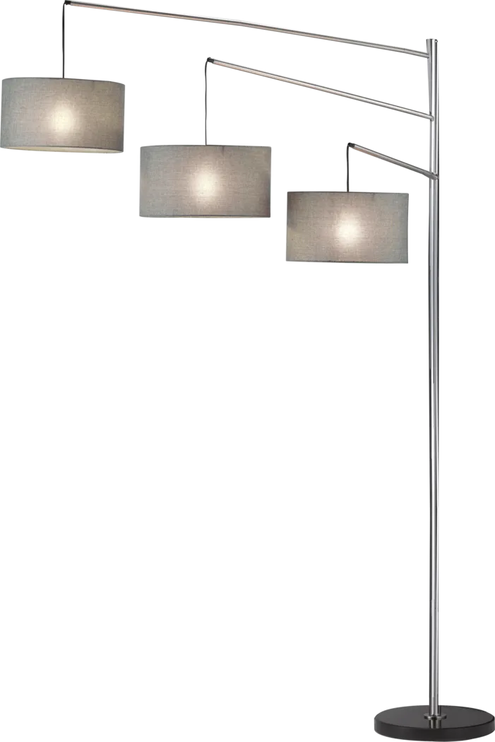 Laina Silver Floor Lamp - Thumbnail - Image 1