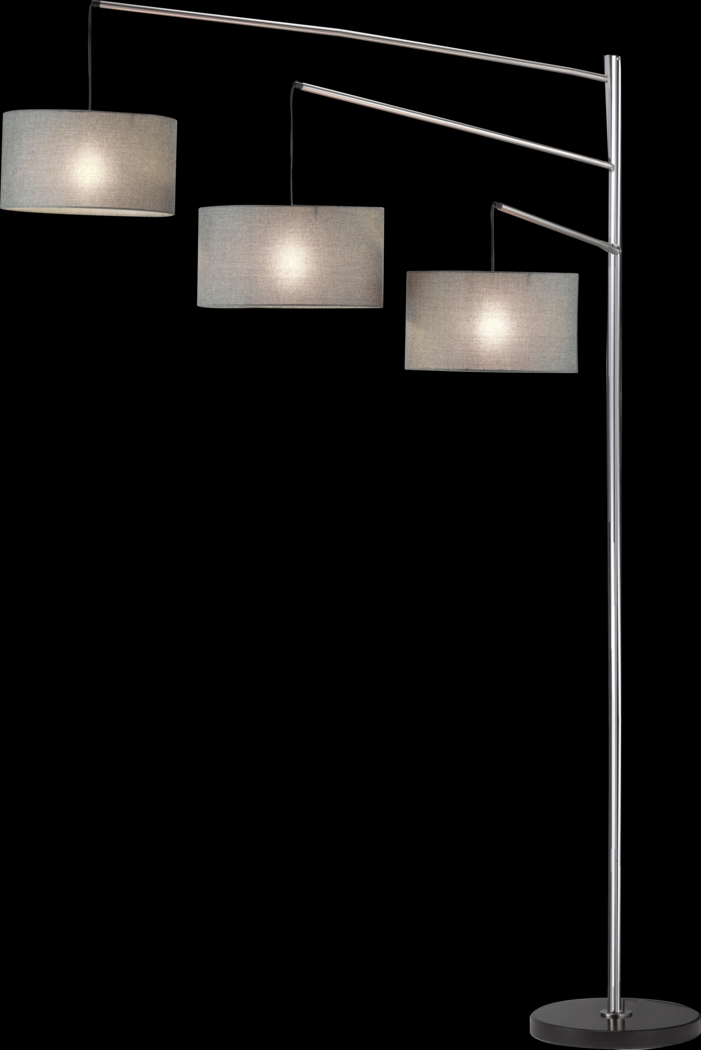 Laina Silver Floor Lamp - Thumbnail - Image 1