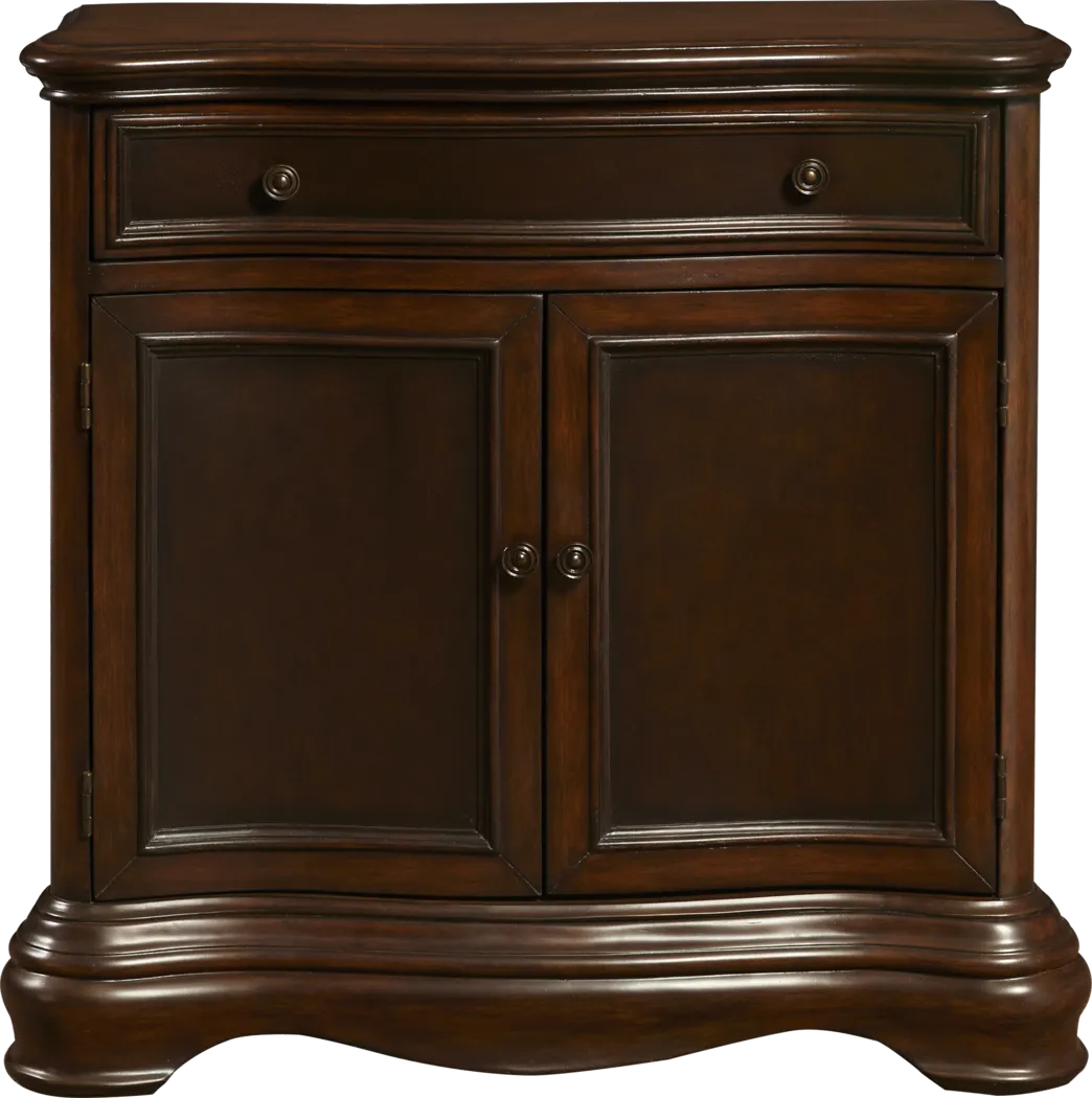 Laine Brown Accent Cabinet - Thumbnail - Image 1