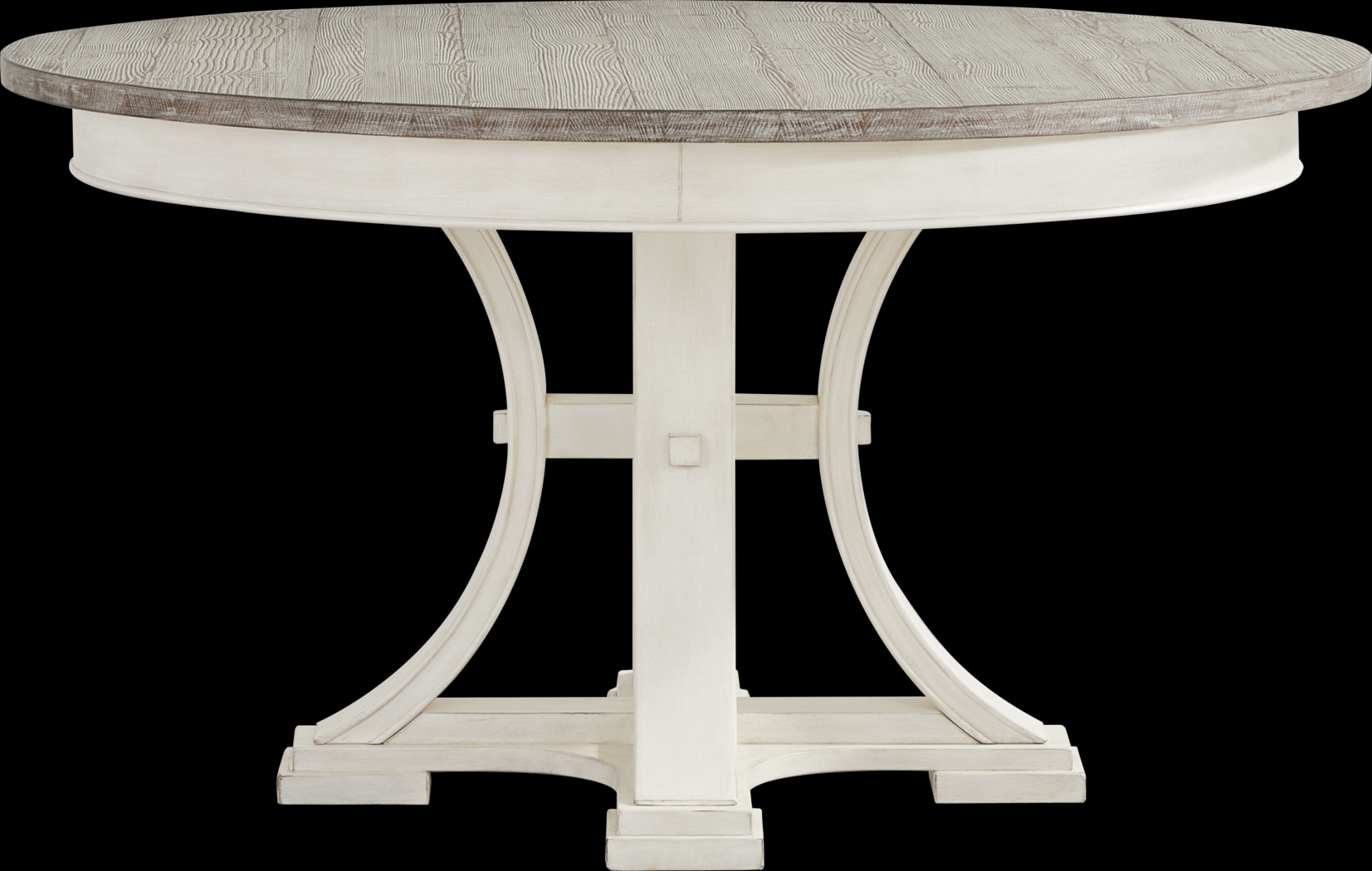 Lainey Cottage White 5 Pc Round Dining Room with Upholstered Chairs - Thumbnail - Image 2