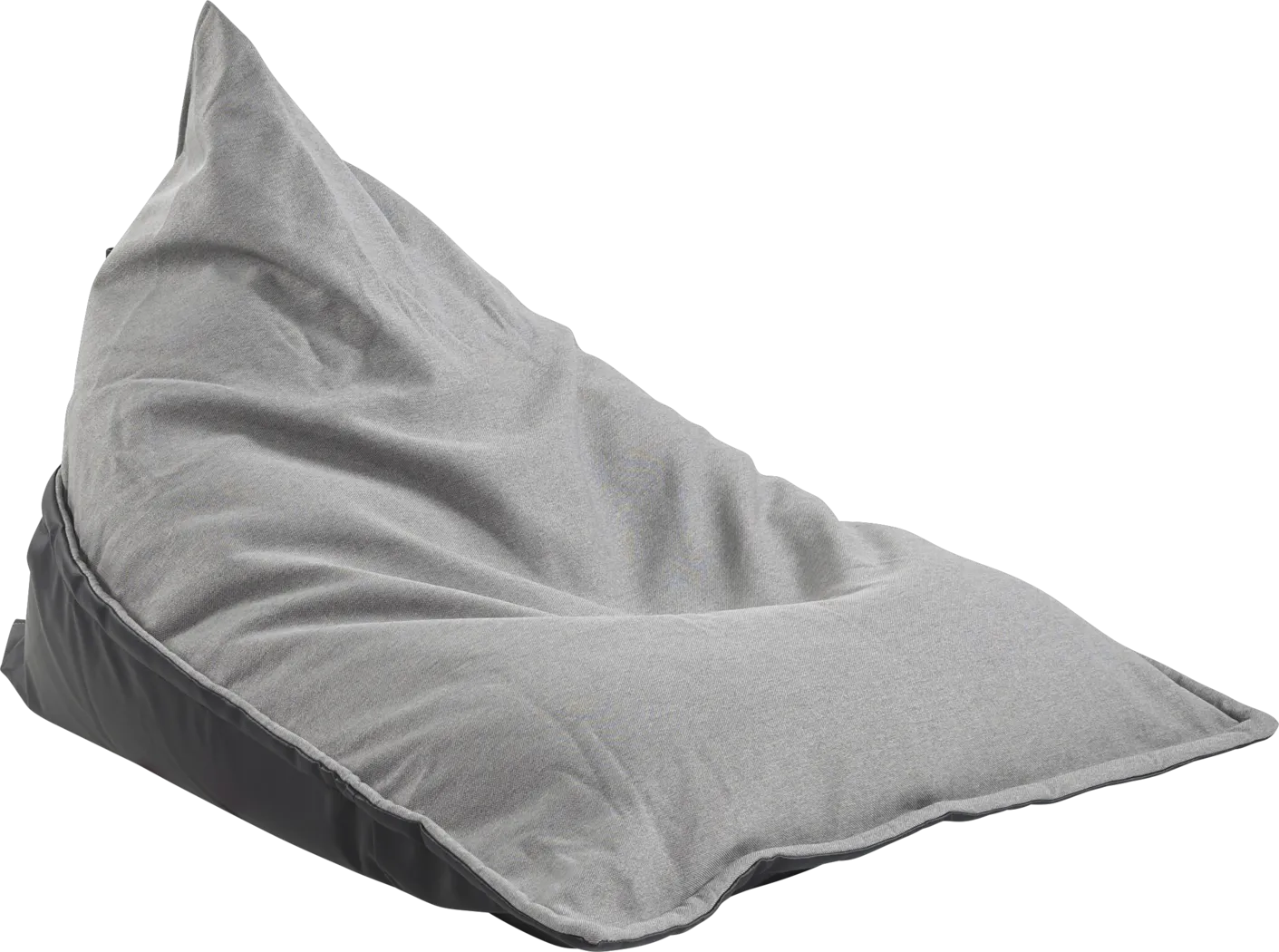 Kids Lainey Graphite Lounger Bean Bag Chair - Thumbnail - Image 1