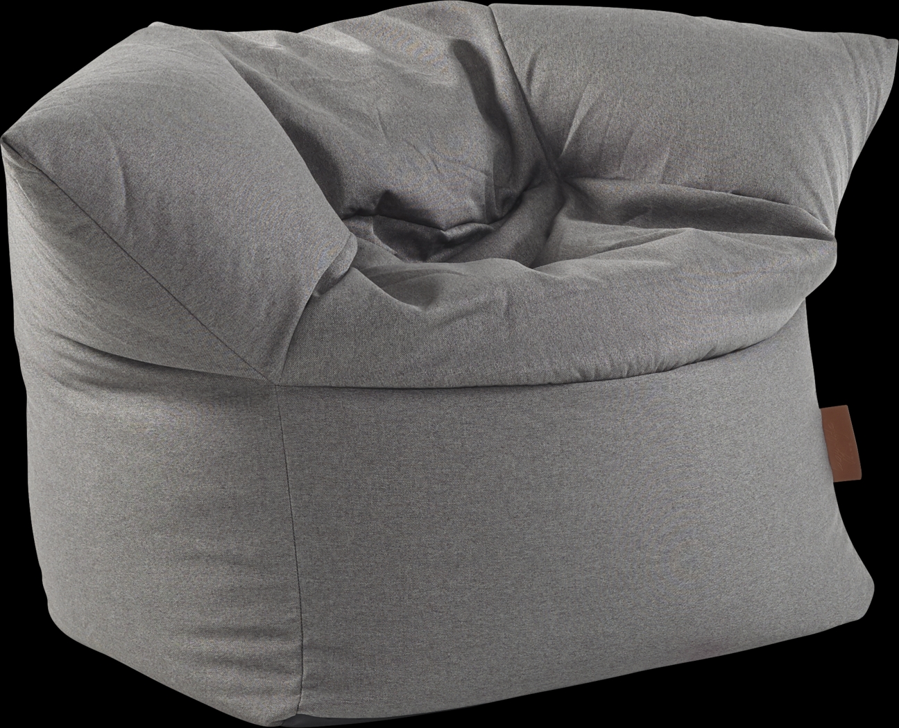 Kids Lainey Gray Bean Bag Chair - Thumbnail - Image 1