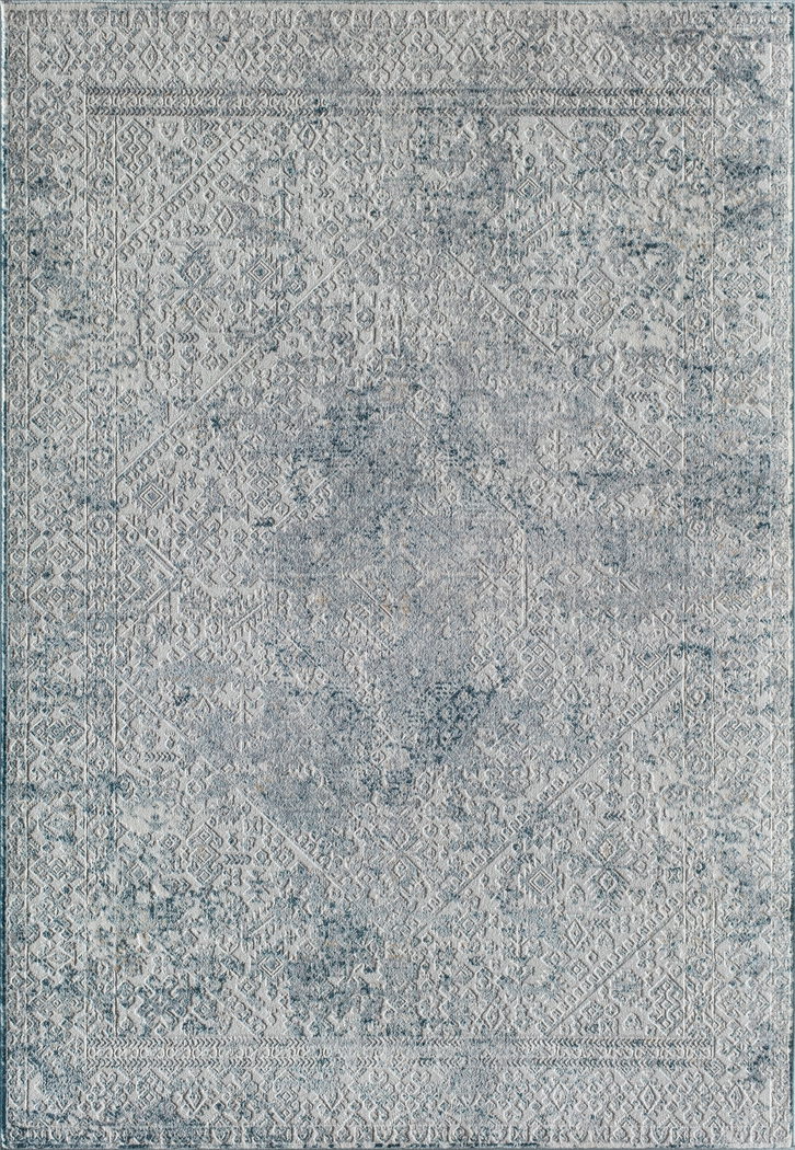Lainy 5'3 x 7' Blue Rug - Thumbnail - Image 1