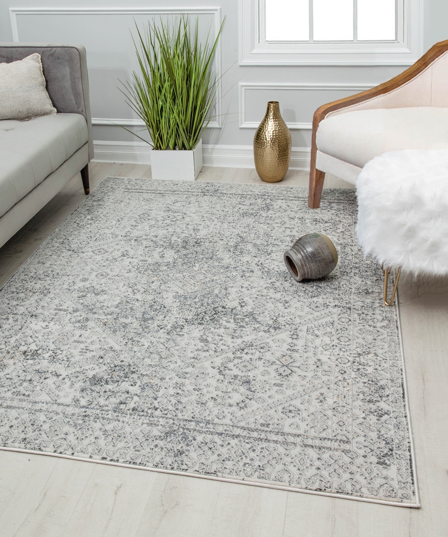 Lainy 8' x 10' Gray Rug - Thumbnail - Image 2