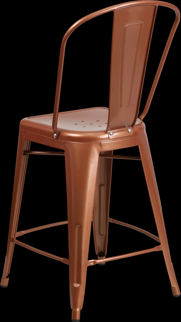 Laird Copper Indoor/Outdoor Counter Height Stool - Thumbnail - Image 4