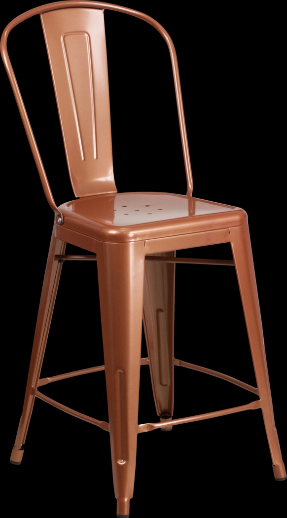 Laird Copper Indoor/Outdoor Counter Height Stool - Thumbnail - Image 1