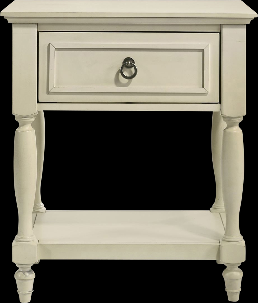 Laithbank White Nightstand - Thumbnail - Image 3