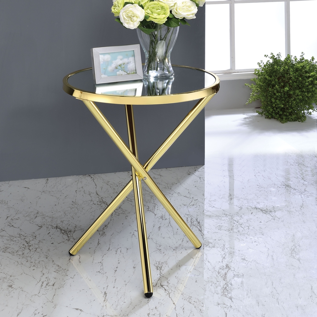 Lajita Gold Accent Table - Thumbnail - Image 2