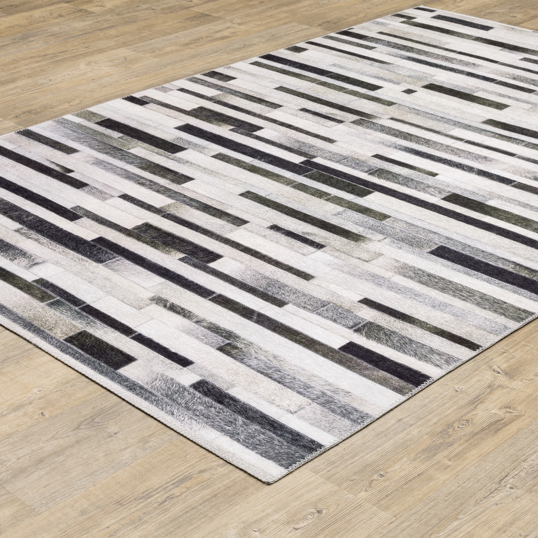 Lajoie Gray 5' x 7' Rug - Thumbnail - Image 2